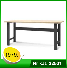 Stół warsztatowy HSS08 - Nr kat. 22501 - RAL 5005