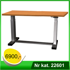 Stół warsztatowy z elektryczną regulacją wysokości - Nr kat. 22601 - RAL 7016