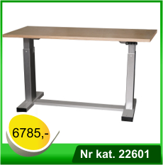 Stół warsztatowy z elektryczną regulacją wysokości - Nr kat. 22601 - RAL 7035