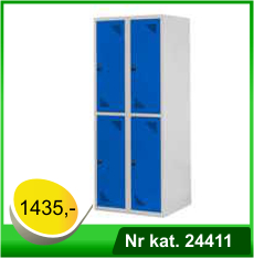 Szafka szkolna 4 schowkowa 2 modułowa - Nr kat. 24411