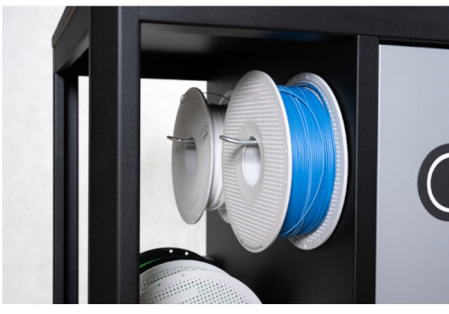 Wózek do drukarki 3D - uchwyty na szpule z filamentem